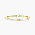 Load image into Gallery viewer, Tennis Bracelet Princess Cut