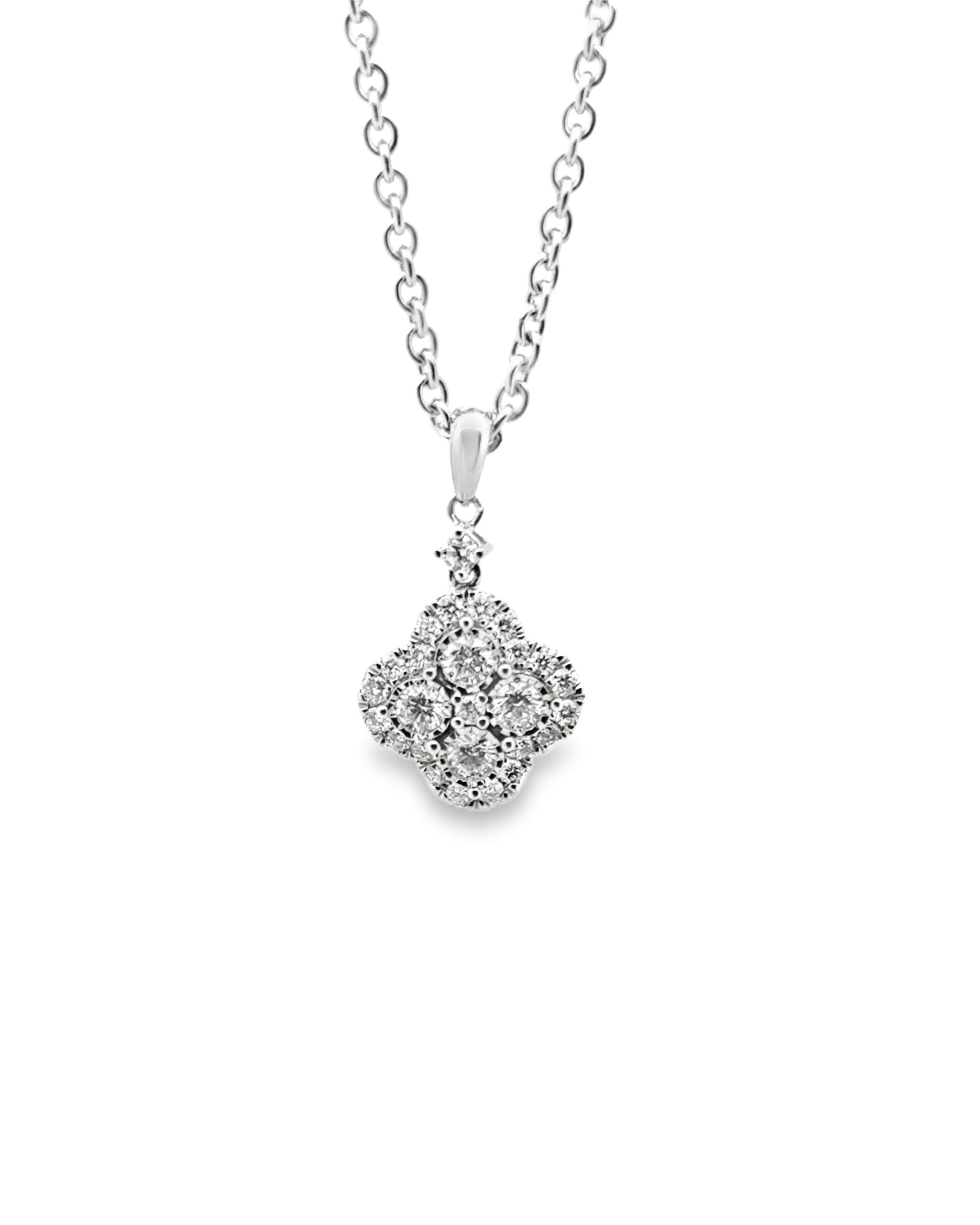 Clover Diamond Pendant