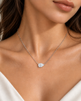 Charger l'image dans la visionneuse de la galerie, Pear Lab-Grown Diamond Solitaire Necklace