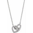 Load image into Gallery viewer, Interlocking Heart Necklace