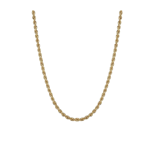 14K Yellow Gold Rope Chain