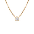 Load image into Gallery viewer, Bezel Solitaire Necklace