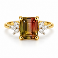 Charger l'image dans la visionneuse de la galerie, Natural 5.90 ct Watermelon Tourmaline Ring
