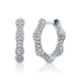 Load image into Gallery viewer, Diamond Bamboo Harmony Earrings
