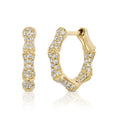 Load image into Gallery viewer, Diamond Bamboo Harmony Earrings
