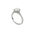 Charger l'image dans la visionneuse de la galerie, Pavé Halo and Shank Diamond Solitaire
