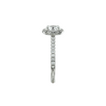 Charger l'image dans la visionneuse de la galerie, Pavé Halo and Shank Diamond Solitaire
