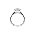 Charger l'image dans la visionneuse de la galerie, Pavé Halo and Shank Diamond Solitaire
