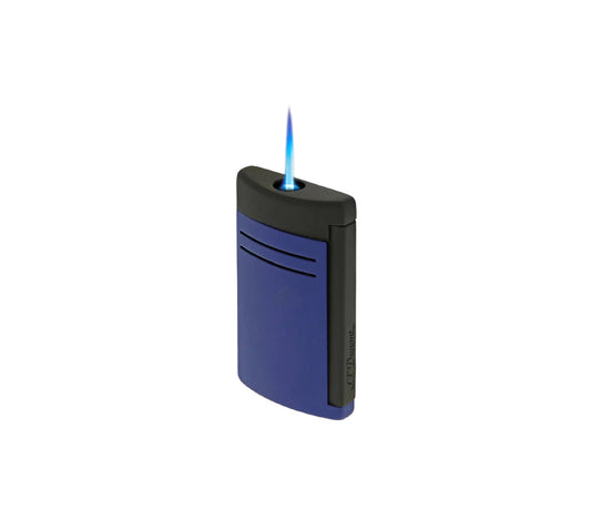 S.T. Dupont Maxijet Matt Black and Ocean Blue Lighter