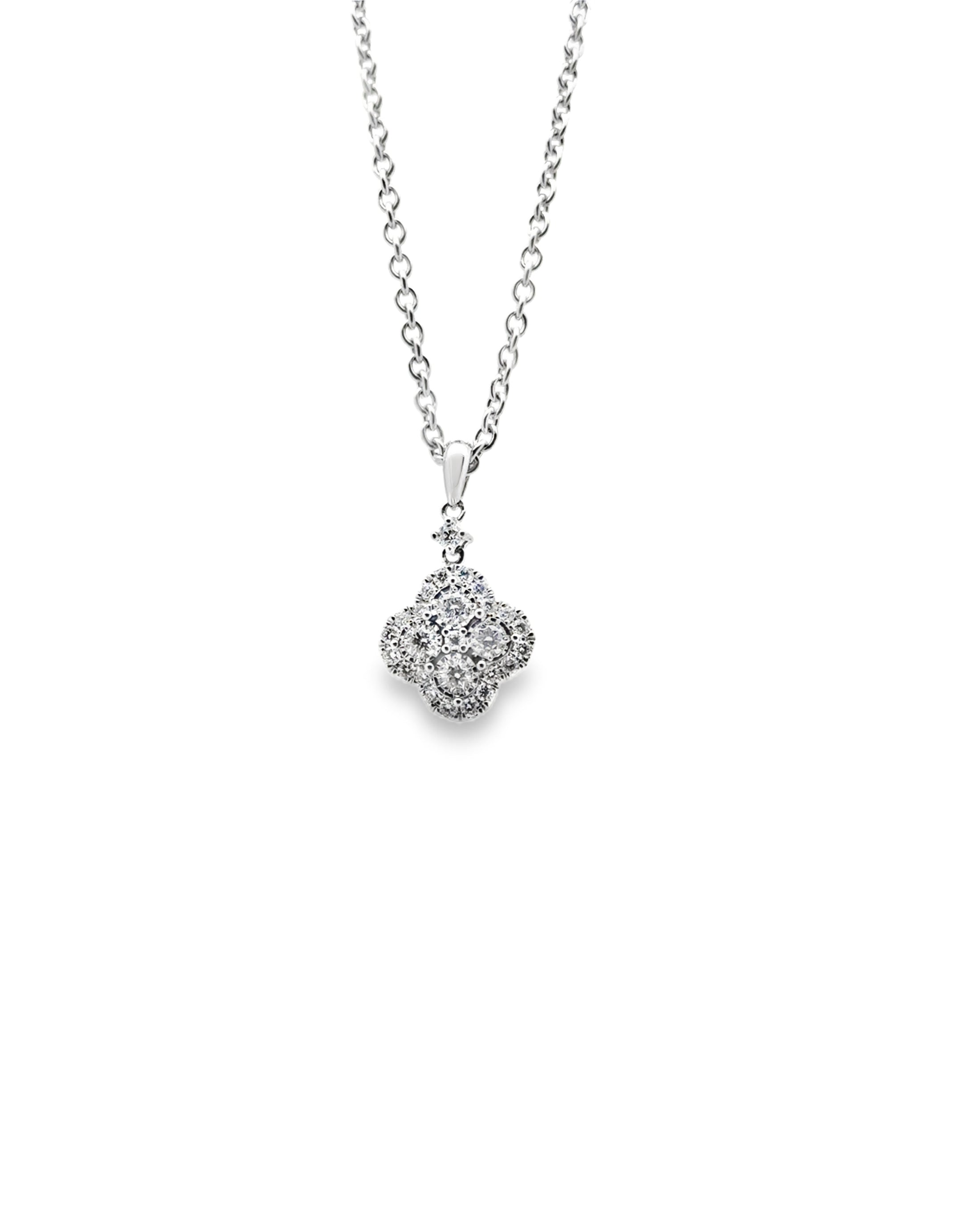 Clover Diamond Pendant