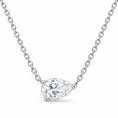 Charger l'image dans la visionneuse de la galerie, Pear Lab-Grown Diamond Solitaire Necklace
