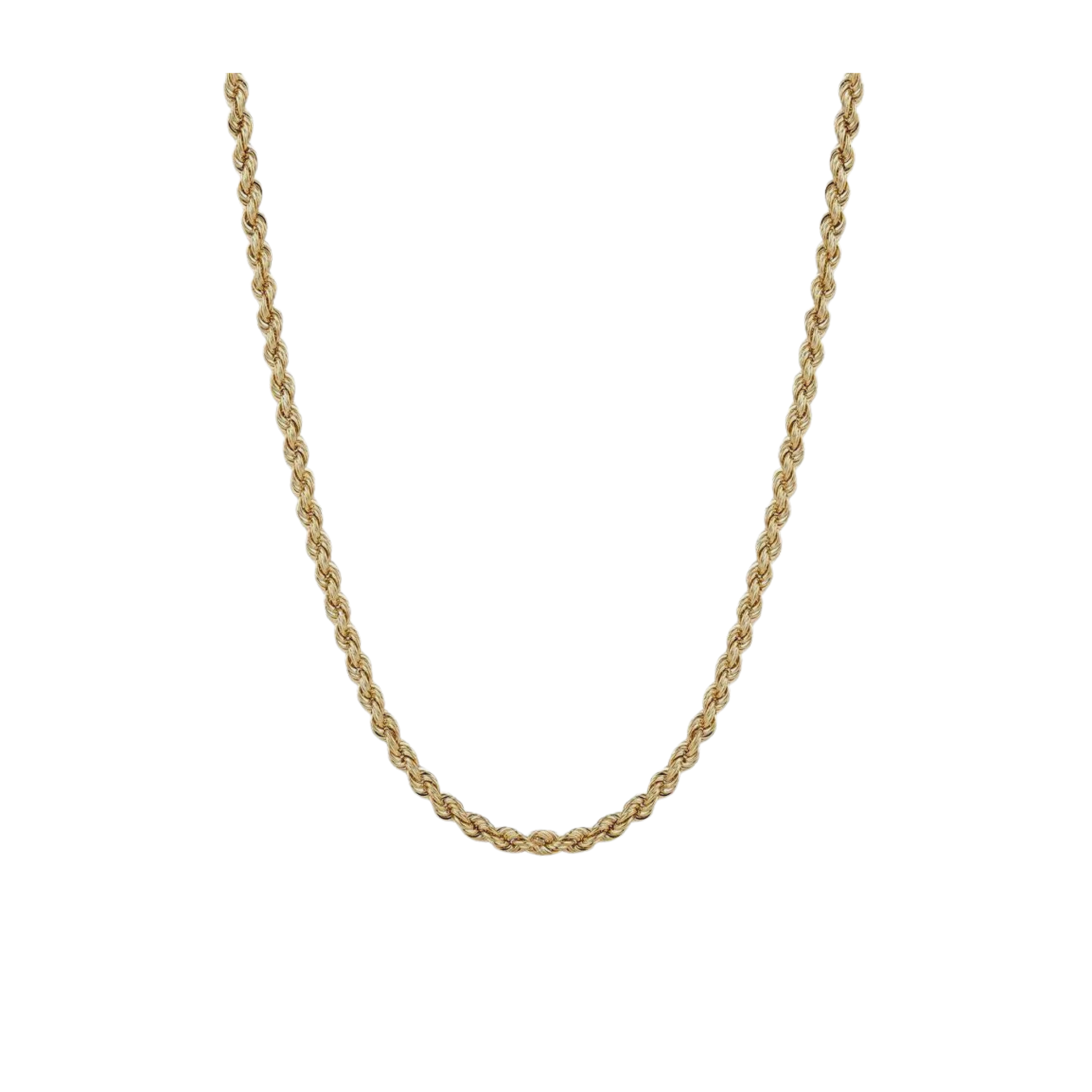 14K Yellow Gold Rope Chain