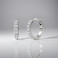 Load image into Gallery viewer, Diamond Huggie Earrings
