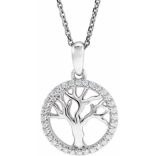 Tree Of Life With Diamonds