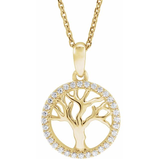 Arbre de vie avec diamants