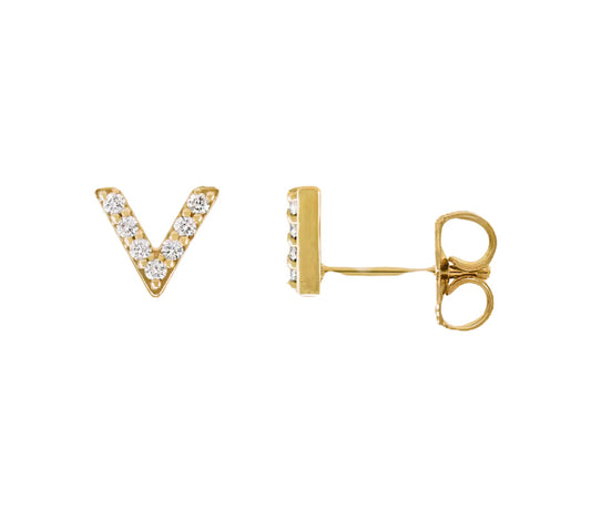 V Earrings